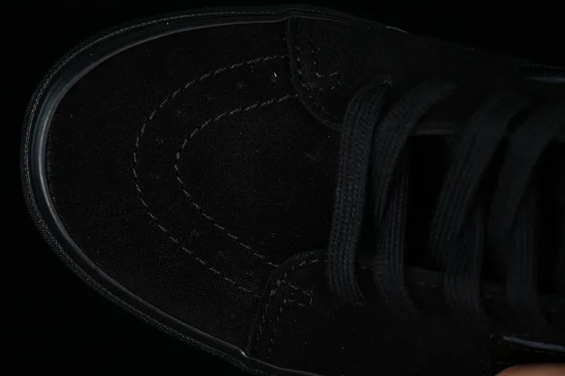 All categories Vans Vans series Vans Hi Vans high-top Vans Sk8-Hi Vans official Black Warrior high-top classic pure black casual canvas shoes VN000D5IBKA